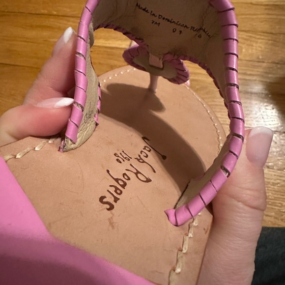 Jack Rogers Pink and Blue Sandals - Picture 2 of 4